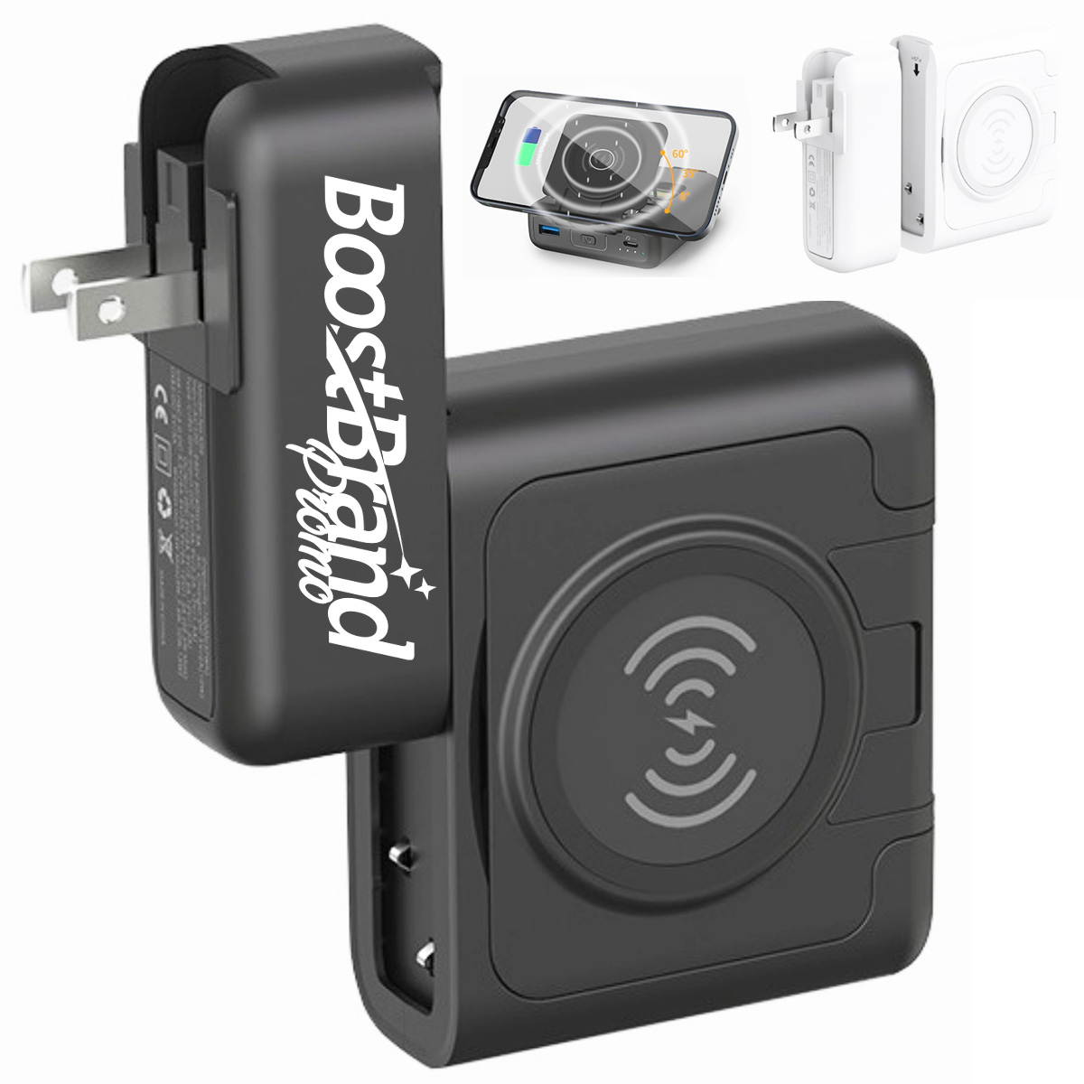 2 in1 Fast Charging Power Bank with Built in Plug