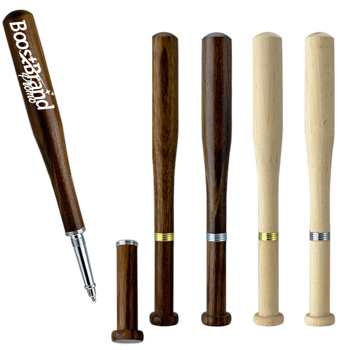 Eco Wooden Baseball Bat Shaped Pen for Sports Promotions