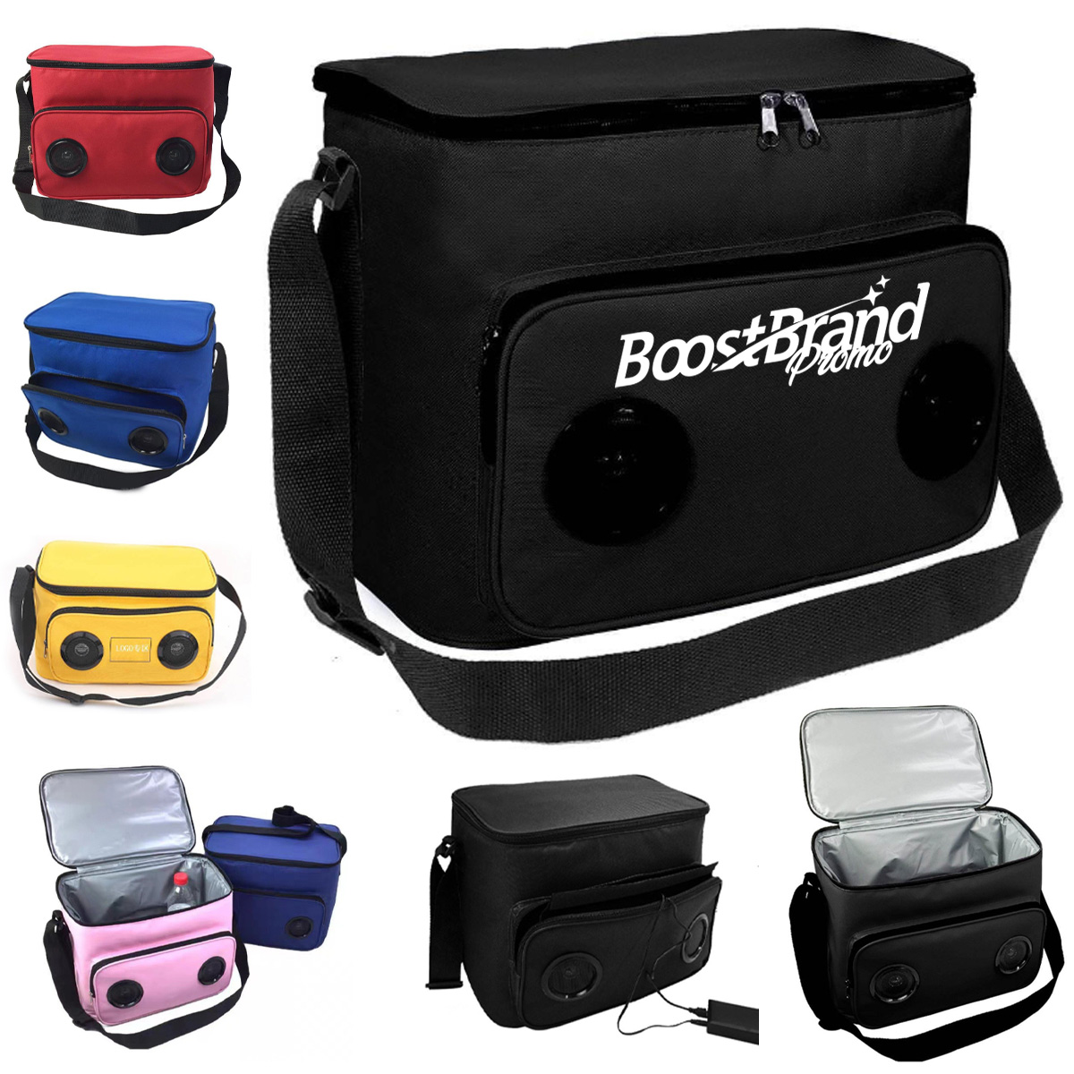 Large Capacity Oxford Insulated Bag with Bluetooth Speaker