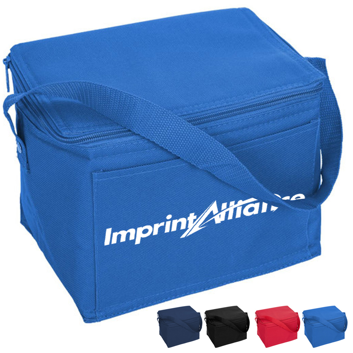 12 Cans Insulated Cooler Lunch Bag W/ Zipper