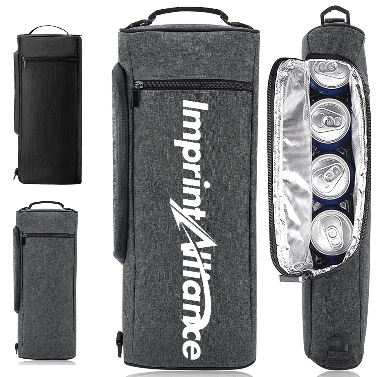 Insulated Wine and Beer Cooler Bag with Handle