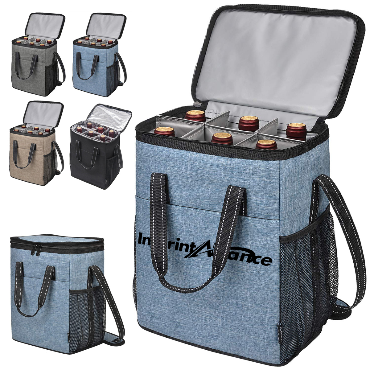 Large Insulated Cooler Tote Bag with Leakproof Liner