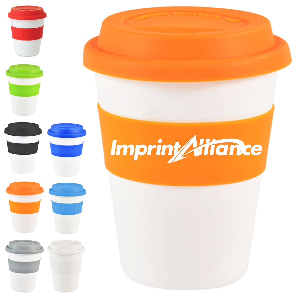 12 oz. PP and Silicone Reusable Travel Cup