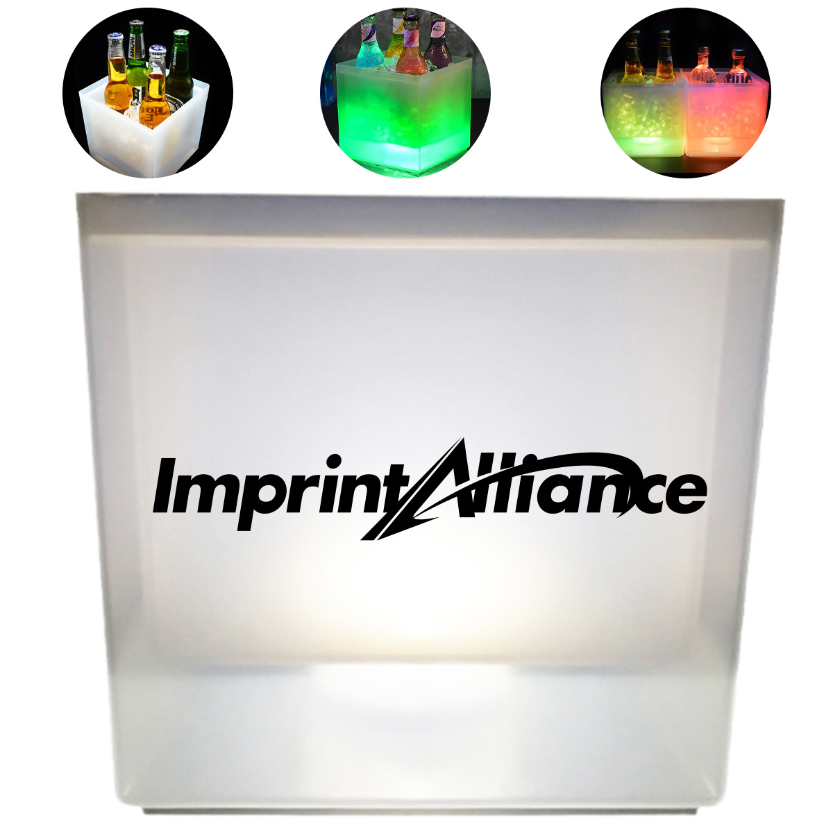 3.5L LED Light-Up Ice Bucket for Party and Bar