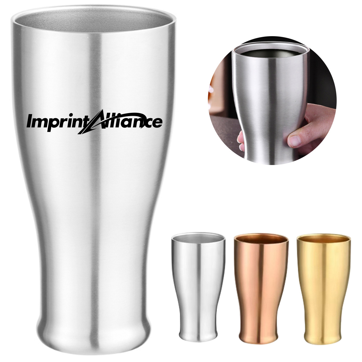 Stainless Steel Tumbler Cup Durable Drinkware for Travel