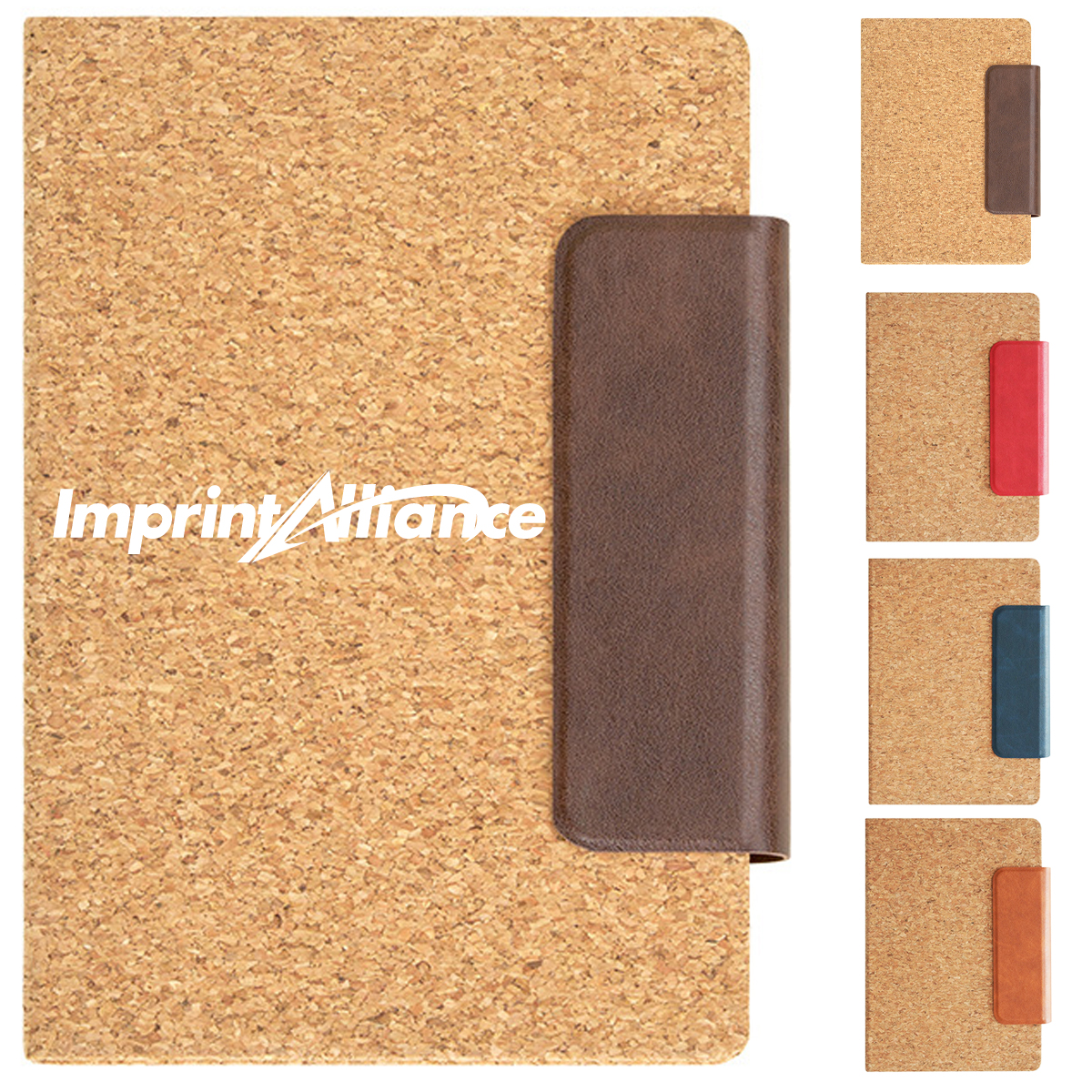 A5 Magnetic Cork Notebook with Custom Logo