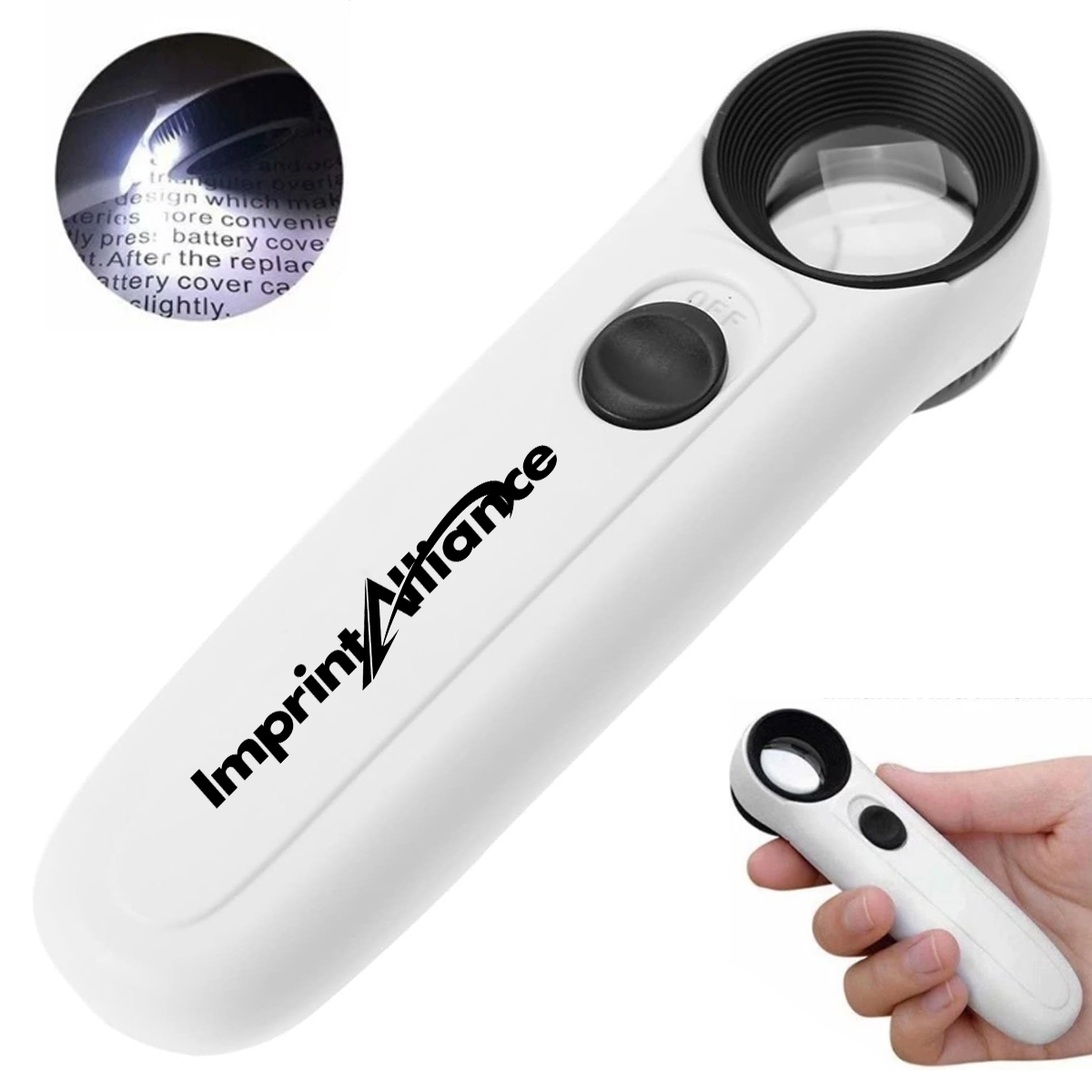 40X LED Light Magnifier Handheld