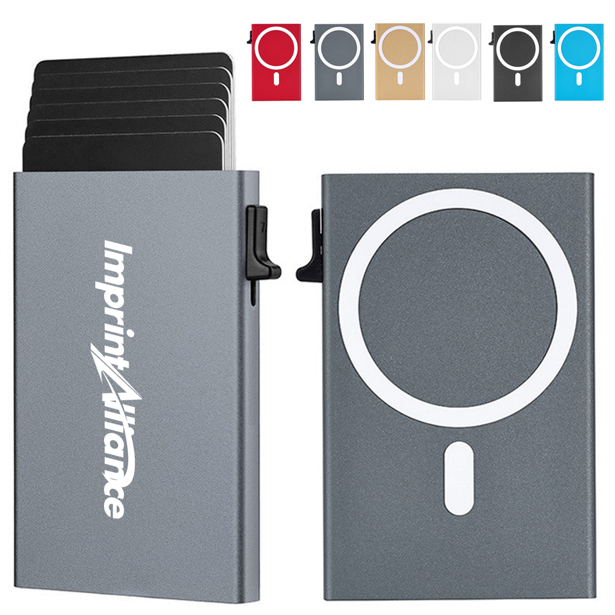 MagSafe Compatible Aluminum RFID Blocking Card Holder