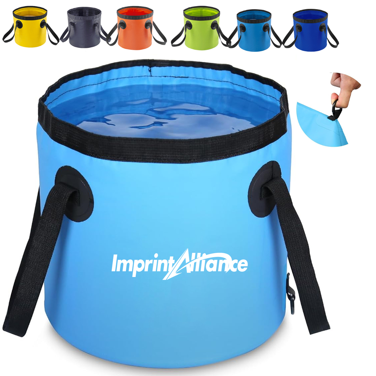 Collapsible Waterproof Camping Wash Basin Bucket