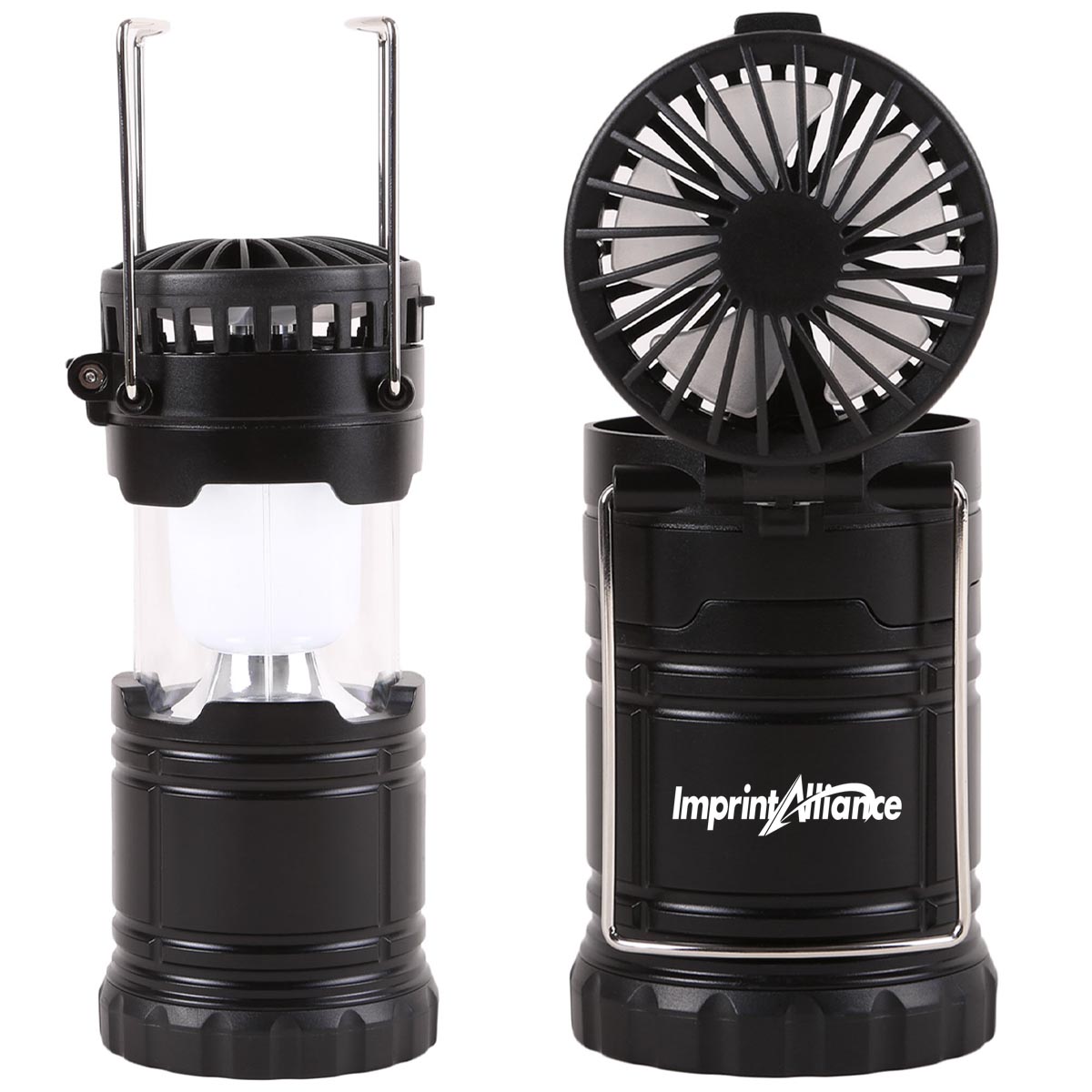 Collapsible LED Camping Lantern With Cooling Fan