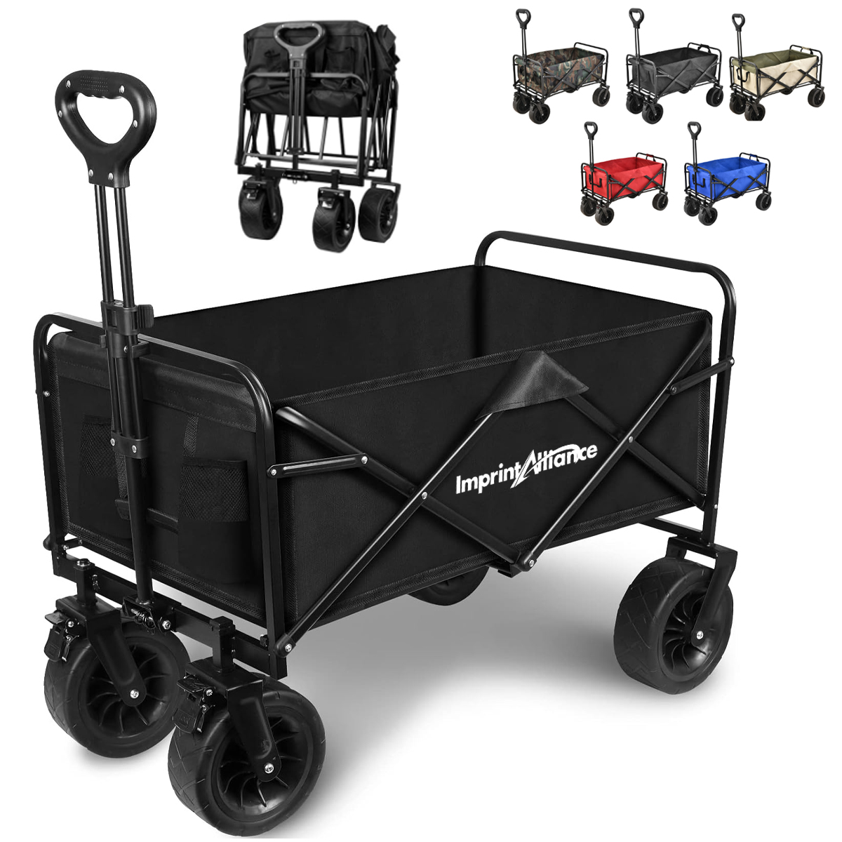 Folding Platform Hand Truck With 5-Inch Wheels
