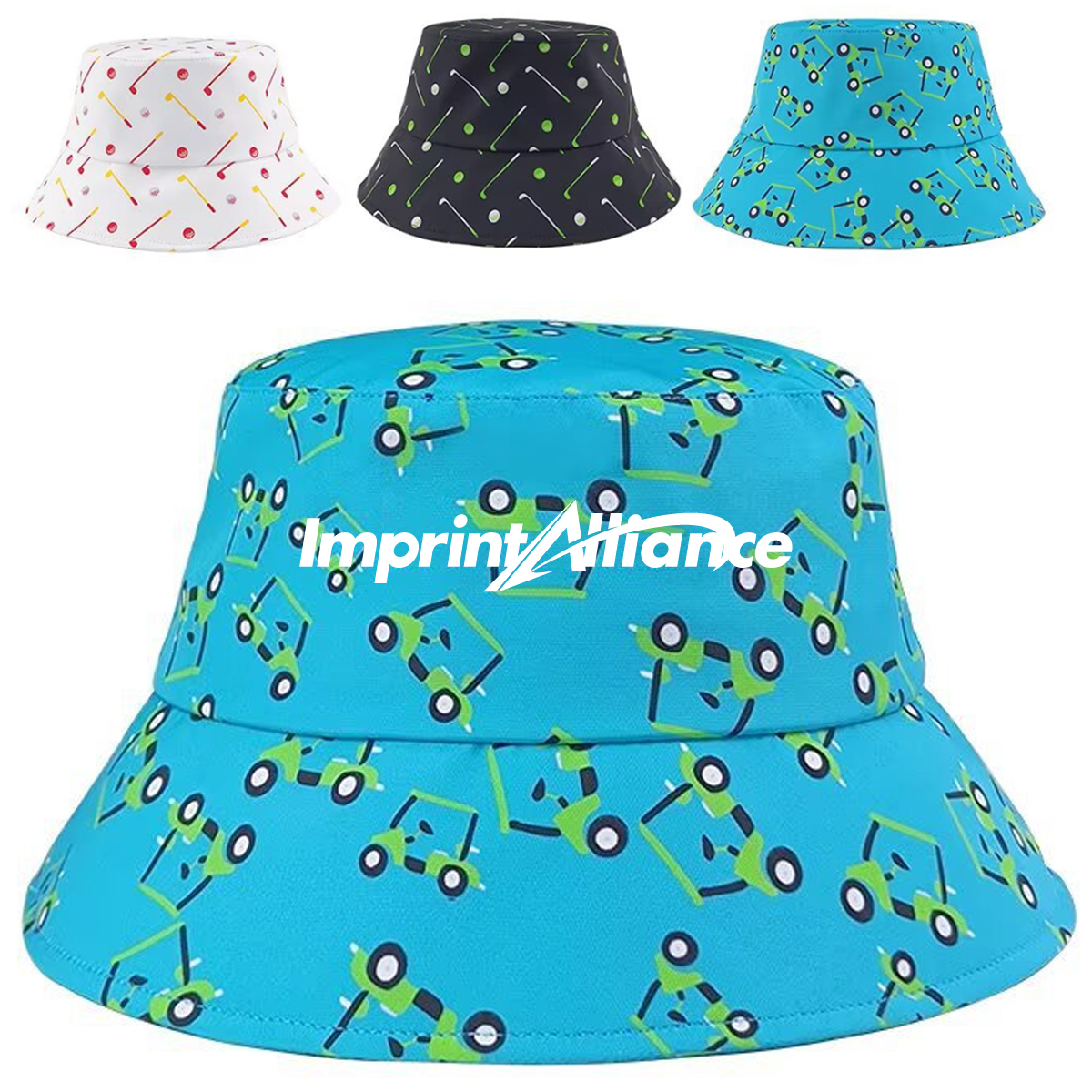 All Over Print Full Color Custom Golf Bucket Sun Hat