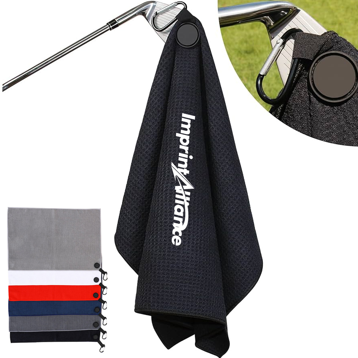Magnetic Microfiber Waffle Weave Golf