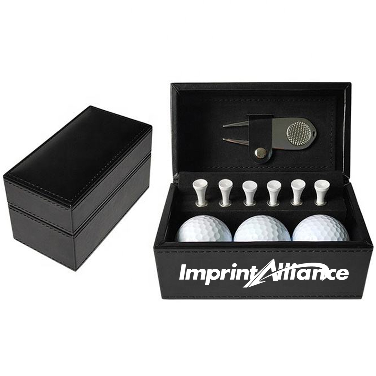 Premium Divot Tool and Ball Marker Green Accessory Gift Box