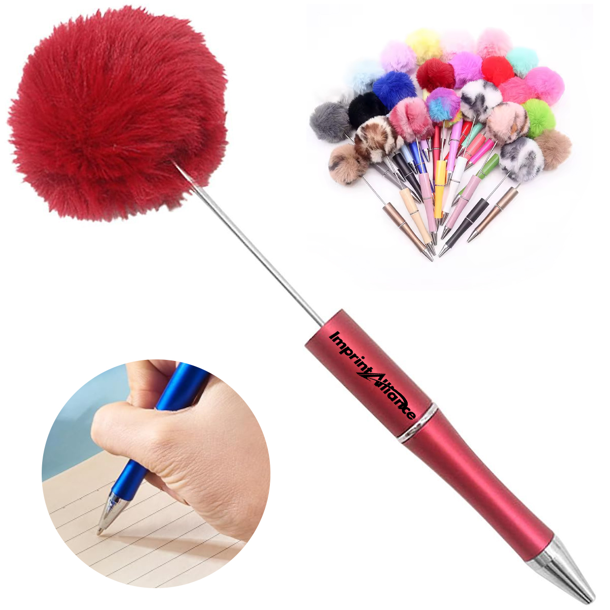Plush Pom Pom Ballpoint Pen