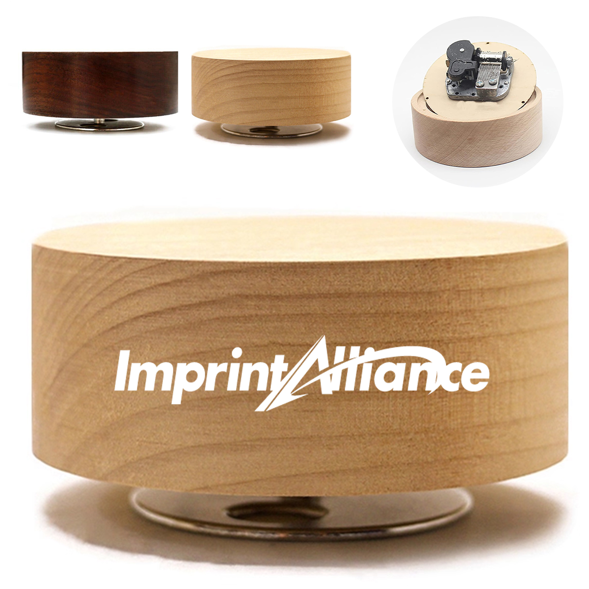 DIY Rotating Solid Wood Music Box Base for Custom Crafts