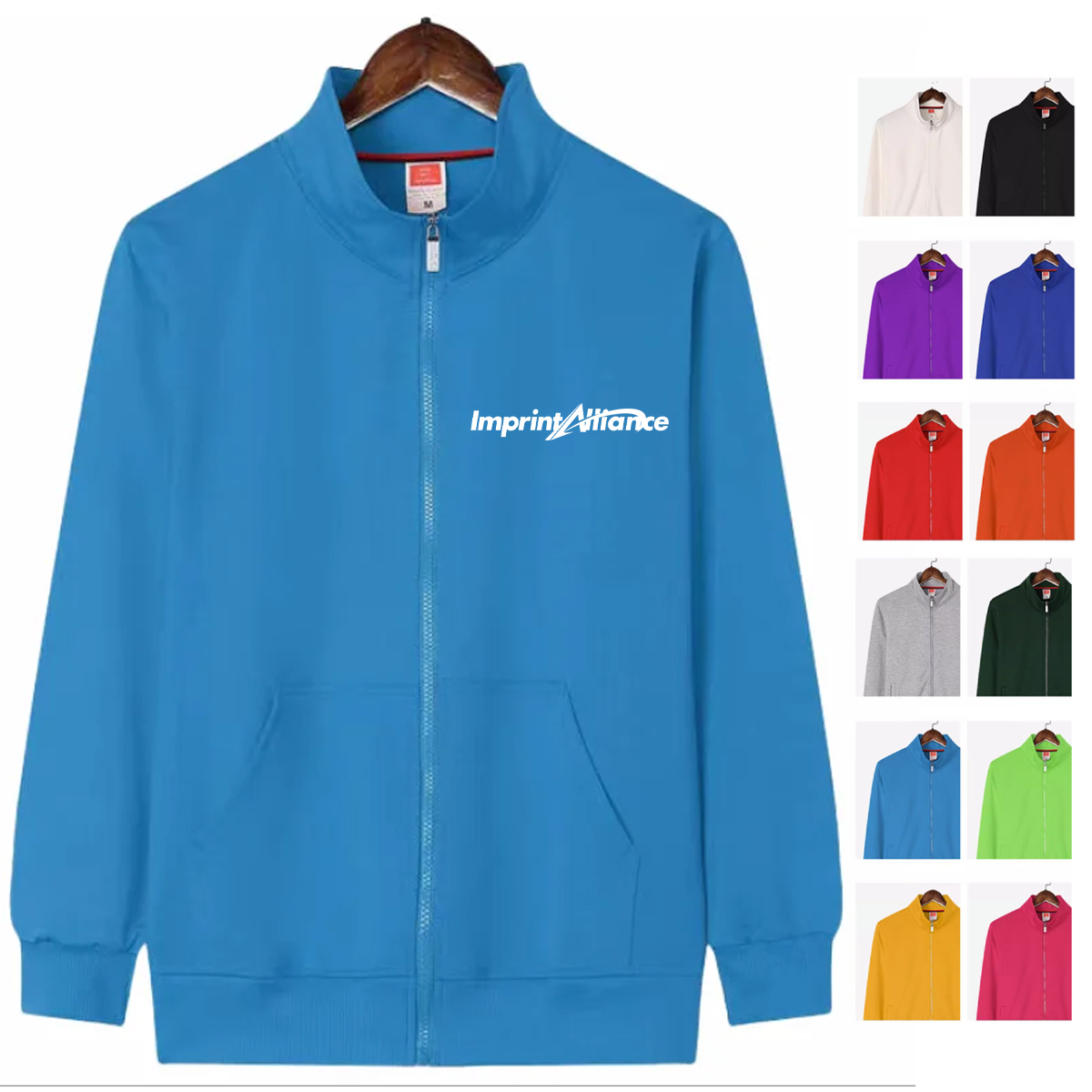 Classic Stand Collar Lightweight Track Jacket Uniform