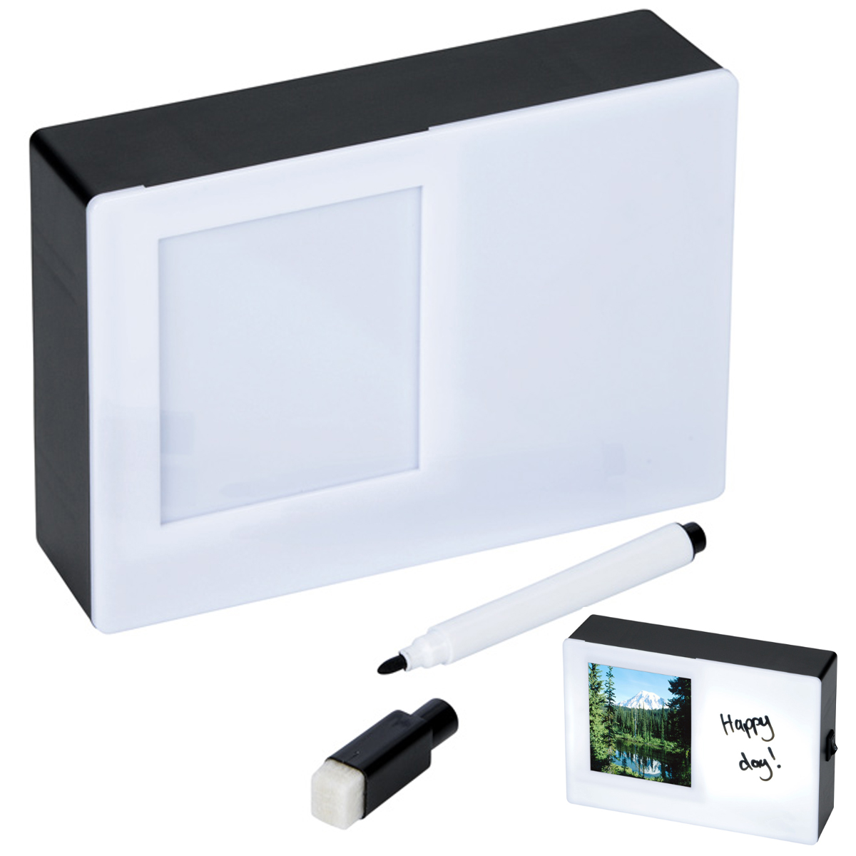 LED Light-Up Message Board with Marker