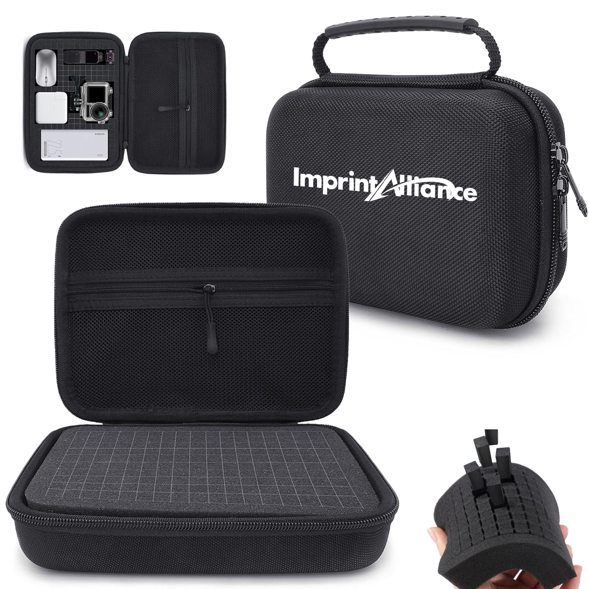 Shockproof DIY Pick & Pluck Foam Action Camera Case