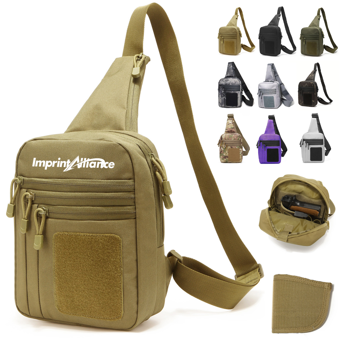 Tactical Water Resistant Crossbody Sling Chest Bag