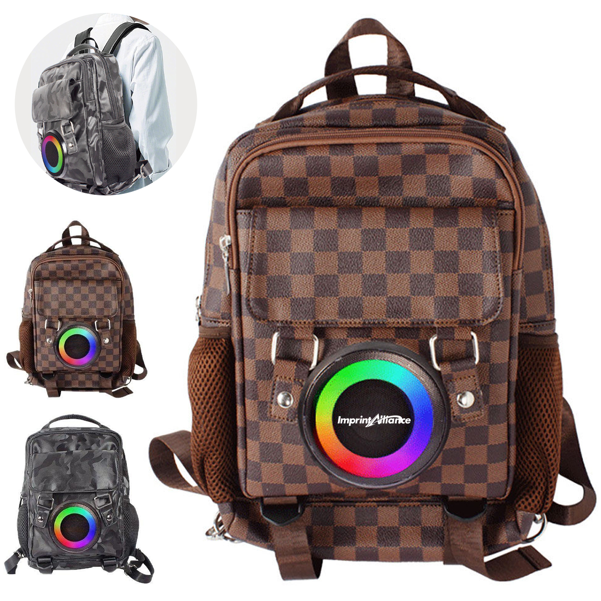 Solar Charging Bluetooth Speaker Waist Pack