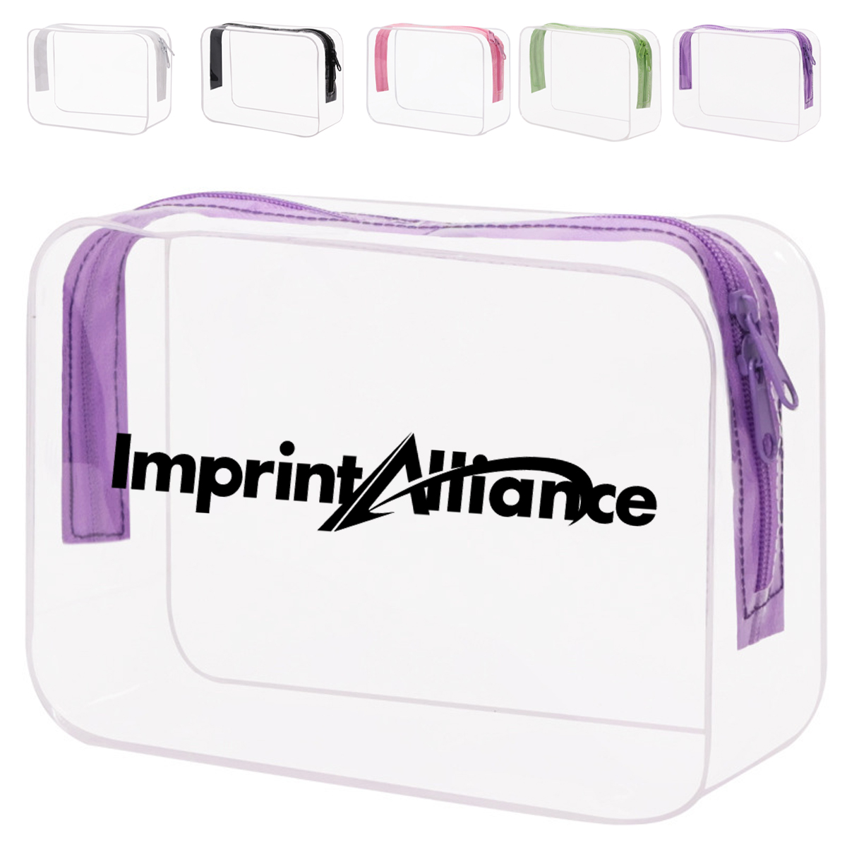 Portable Waterproof Clear EVA Travel Cosmetic Toiletry Bag