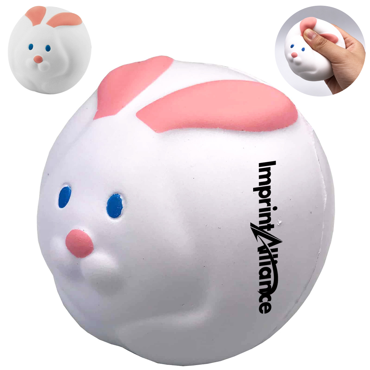 Bunny Rabbit Animal PU Foam Stress Reliever Toy