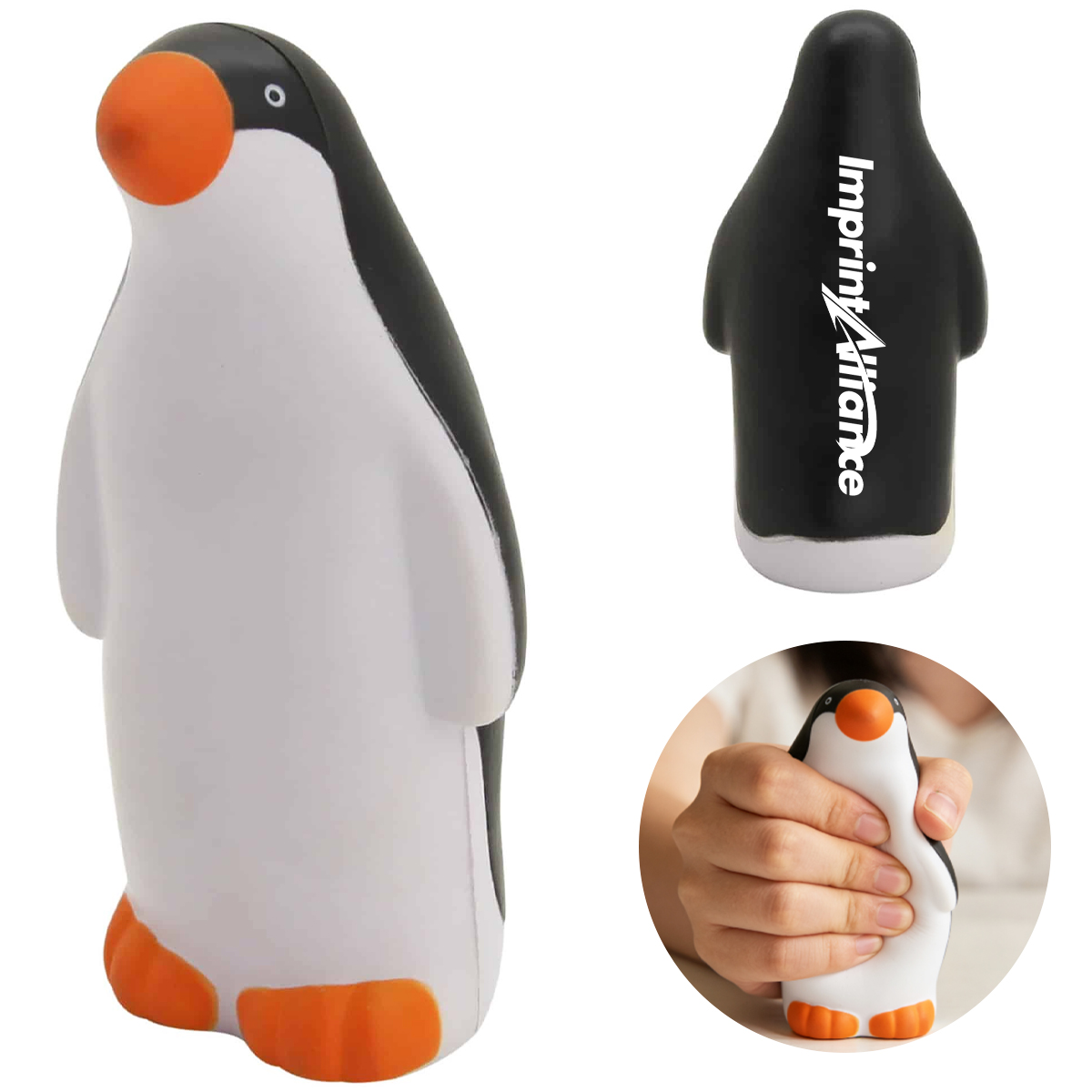 Standing Penguin Zoo Animal PU Foam Stress Reliever Toy