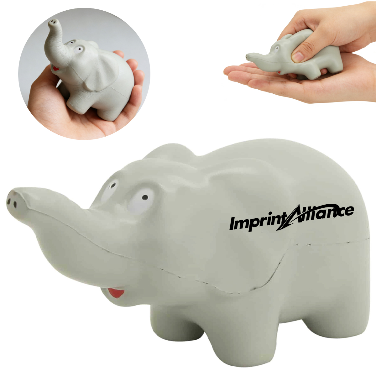 Elephant Zoo Animal PU Foam Stress Reliever Toy