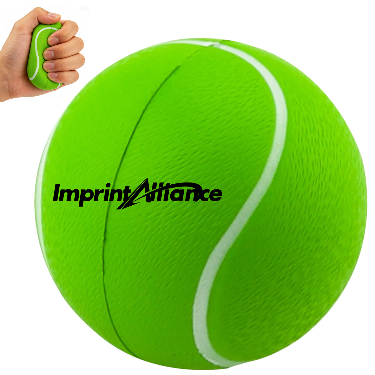 Tennis Ball Sports PU Foam Stress Reliever Toy