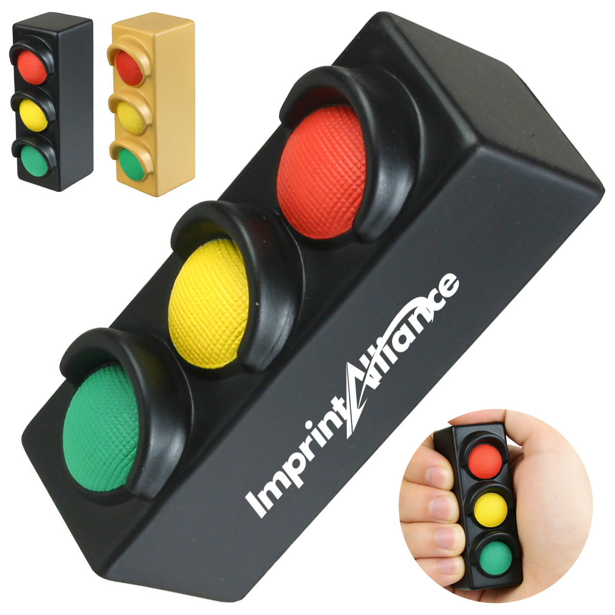 Traffic Light Stoplight Signal PU Foam Stress Reliever Toy