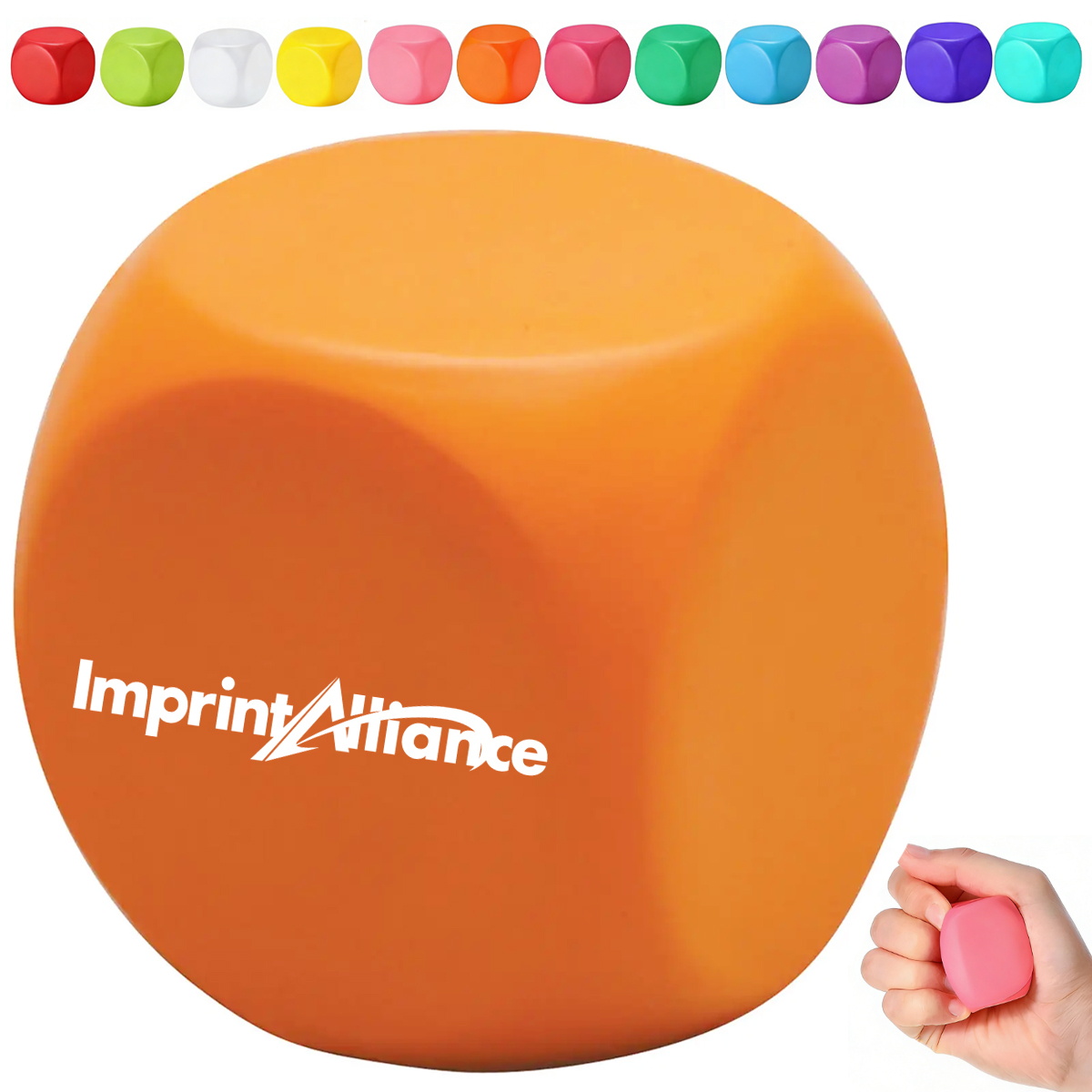 PU Foam Geometric Cube Stress Reliever Block