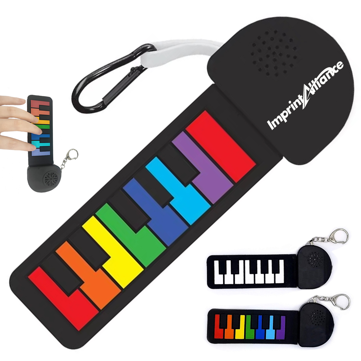 Portable Mini Electronic Piano Keyboard Keychain